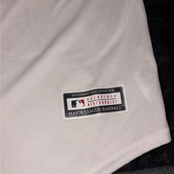 Genuine Merchandise White Baseball Jersey - Picture 3 of 5